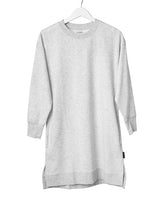 Jersey Sweatshirt Dress | Light Heather Grey - M